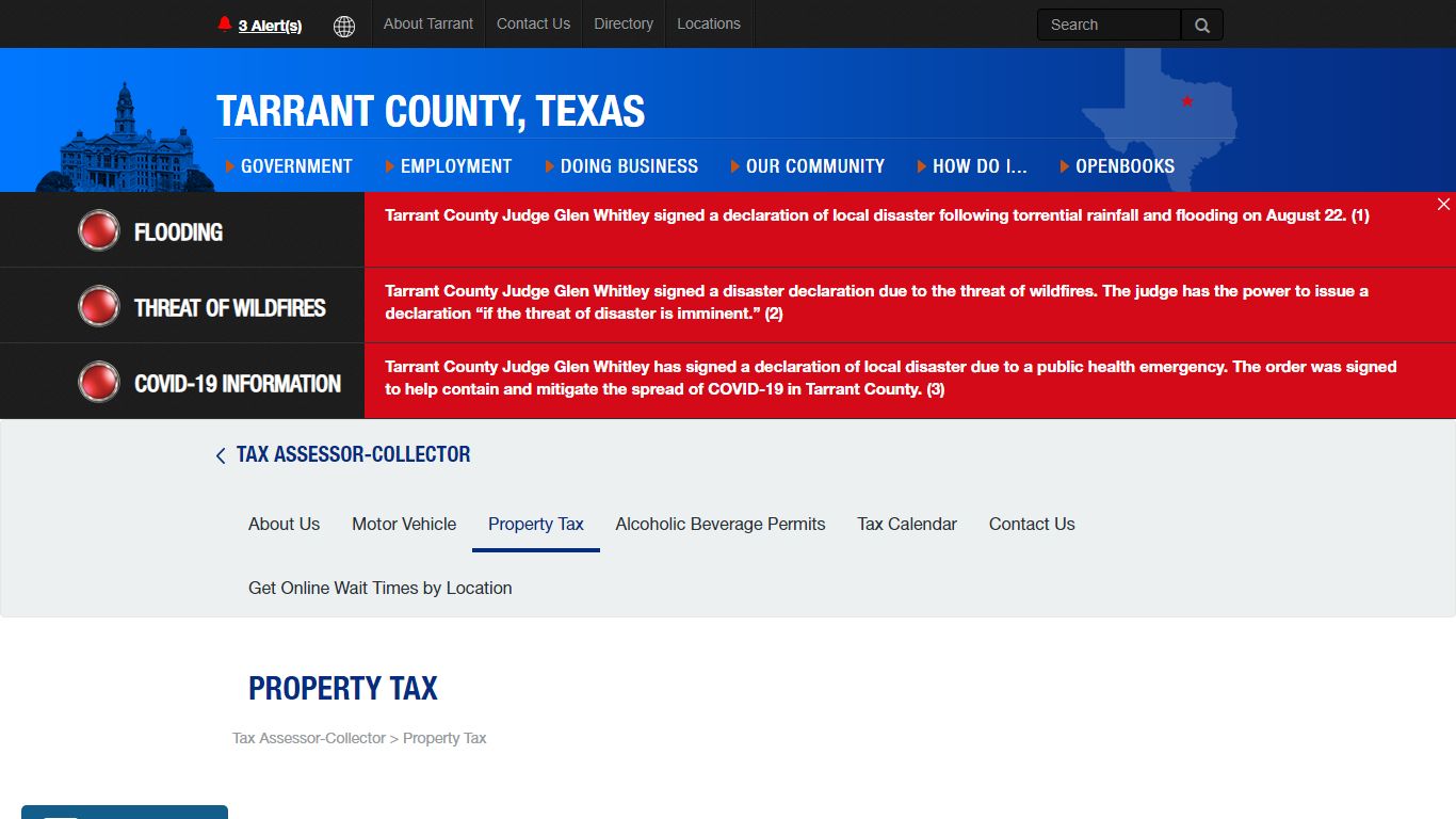 Property Tax - Tarrant County TX